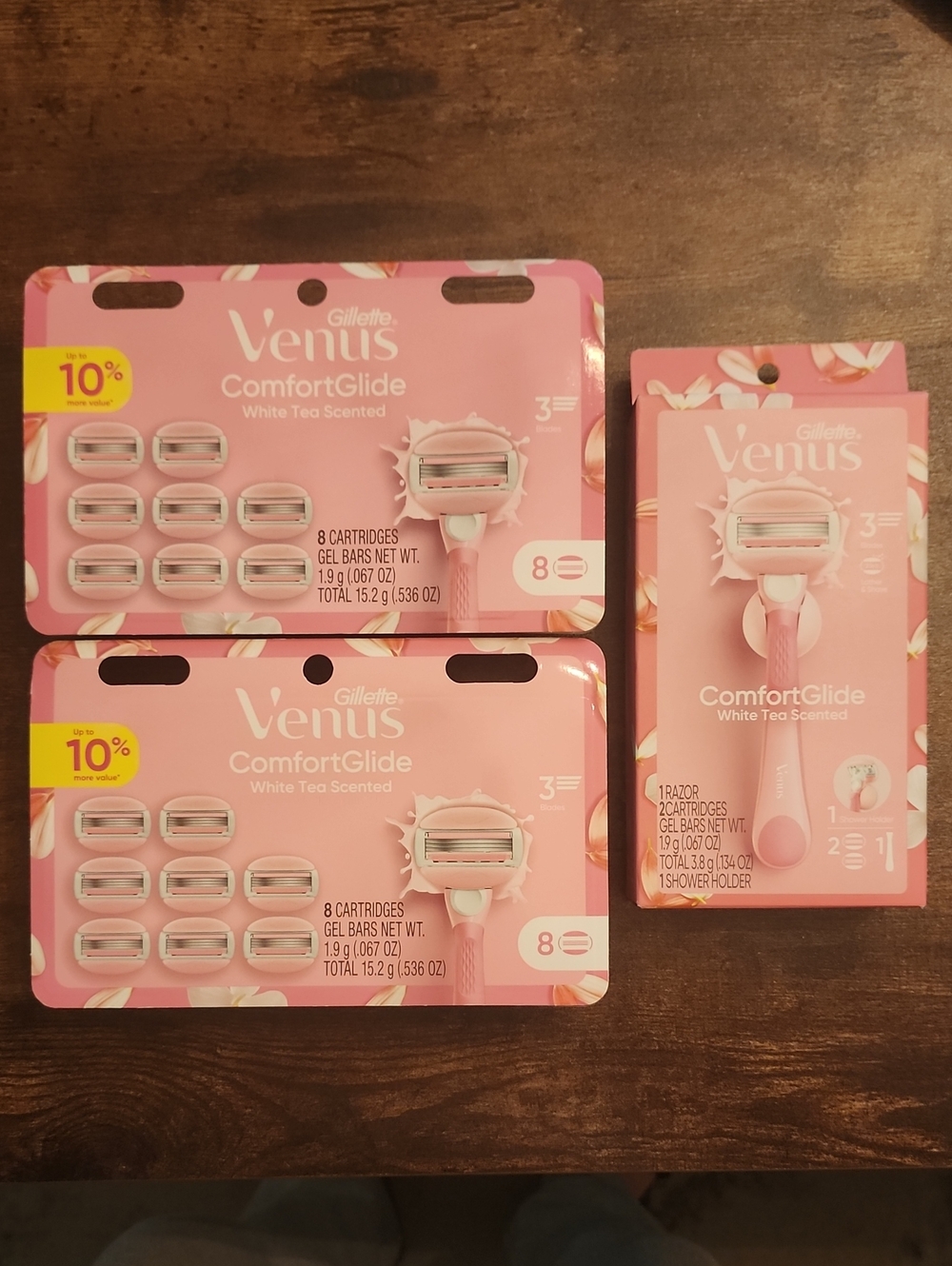 GILLETTE VENUS COMFORTGLIDE (2 × 8pk & Handle W/2pk)